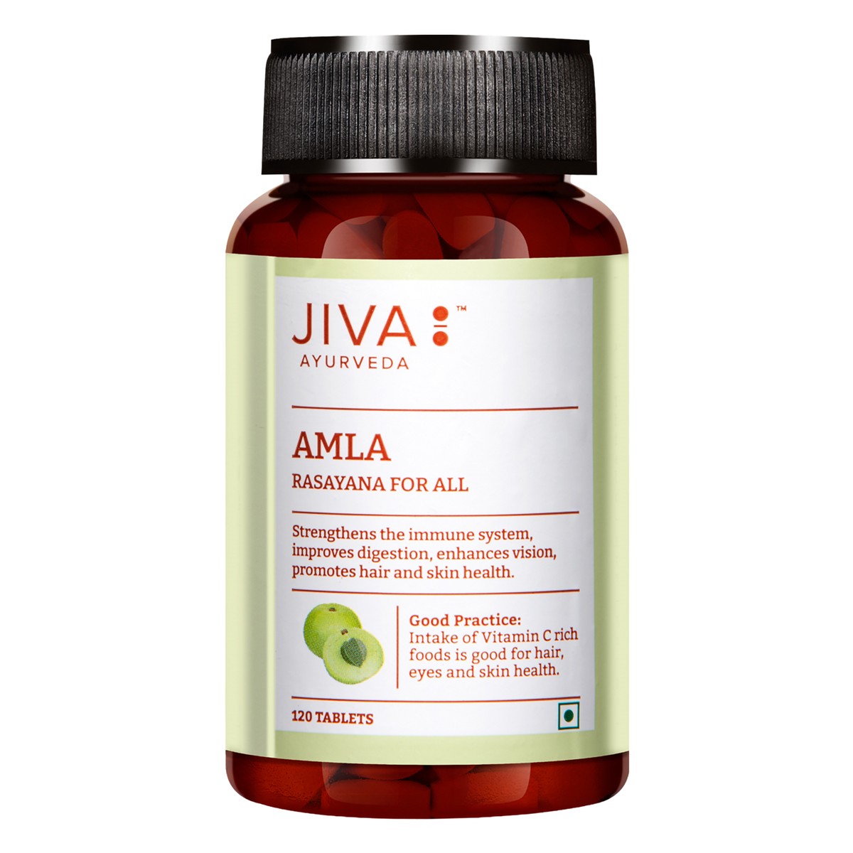Jiva Amla, 120 Tablets, Pack of 1 Jiva Amla, 120 Tablets, Pack of 1