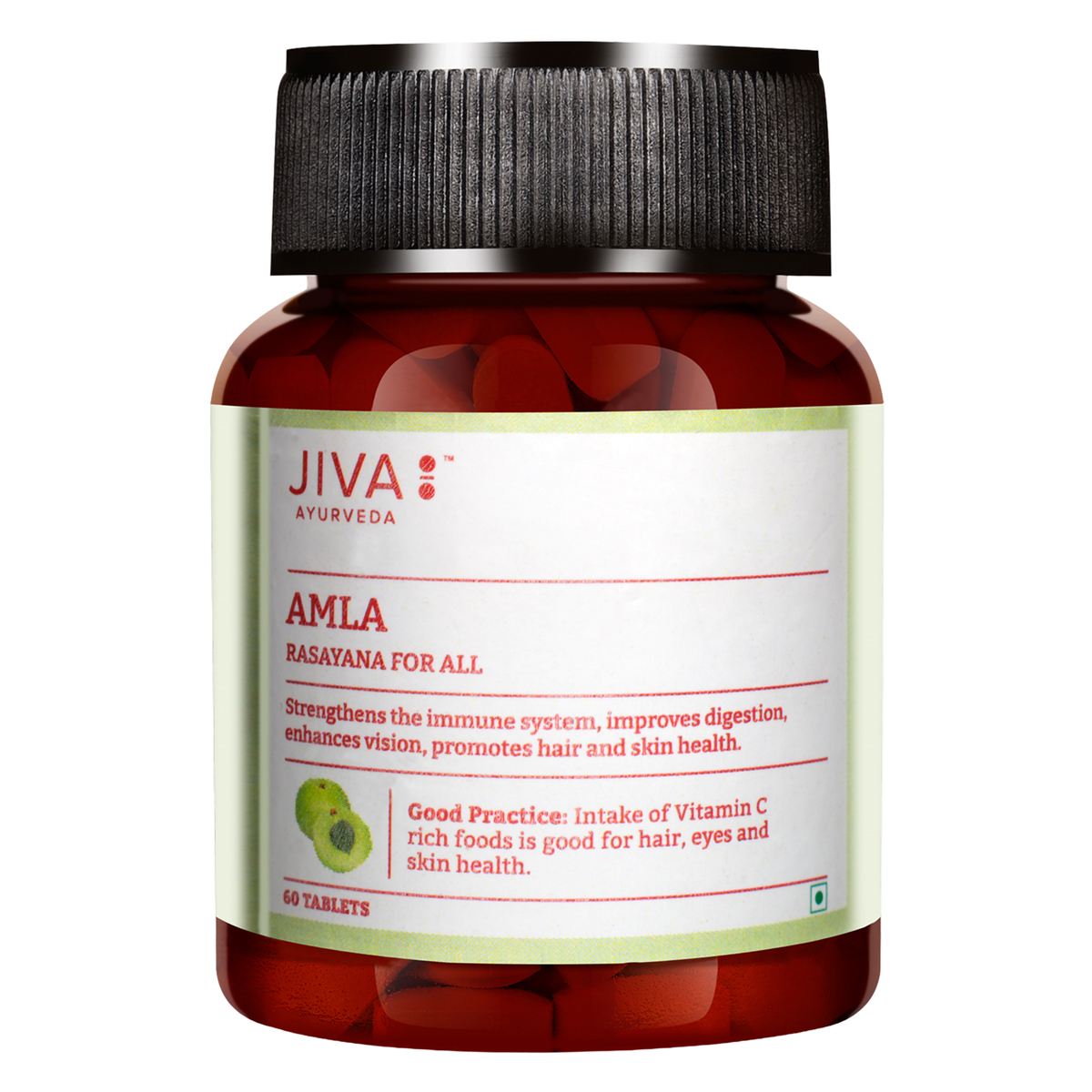 Jiva Amla, 60 Tablets, Pack of 1 Jiva Amla, 60 Tablets, Pack of 1