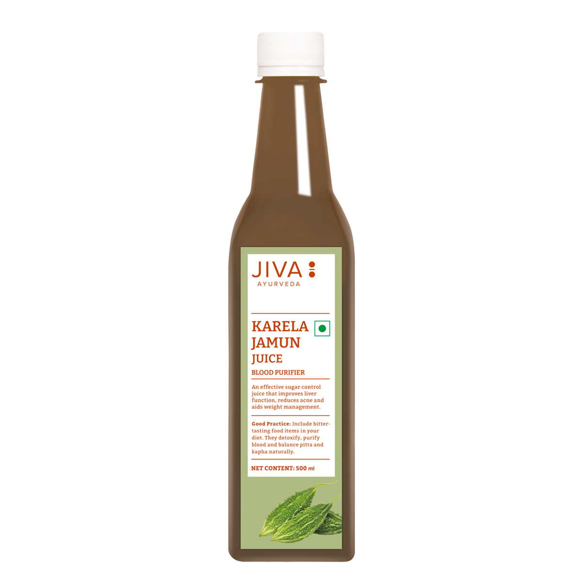 Jiva Karela Jamun Juice, 500 ml, Pack of 1 Jiva Karela Jamun Juice, 500 ml, Pack of 1