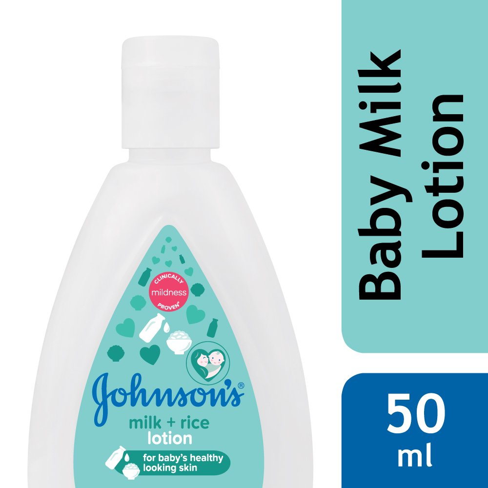Johnson's Baby Milk + Rice Lotion, 50 ml, Pack of 1 Johnson's Baby Milk + Rice Lotion, 50 ml, Pack of 1