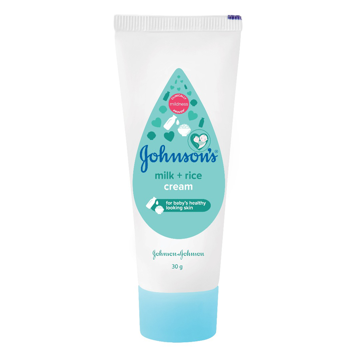 Johnson's Baby Milk+Rice Cream, 30 gm, Pack of 1 Johnson's Baby Milk+Rice Cream, 30 gm, Pack of 1