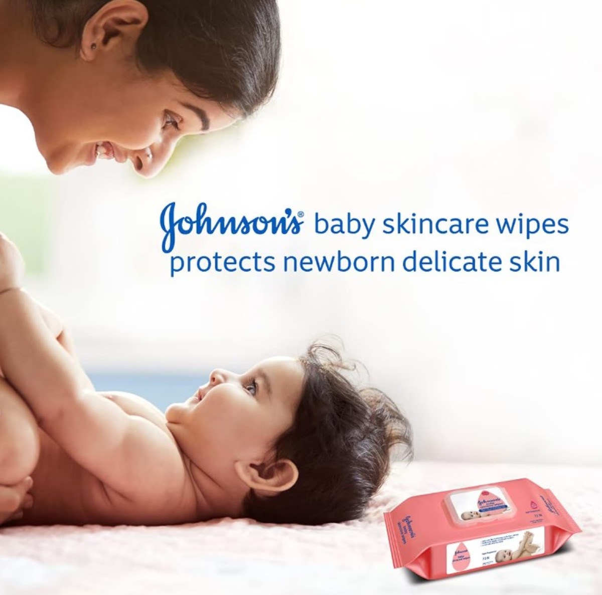 Johnson's Baby Skincare Wipes, 72 Count, Pack of 1 Johnson's Baby Skincare Wipes, 72 Count, Pack of 1