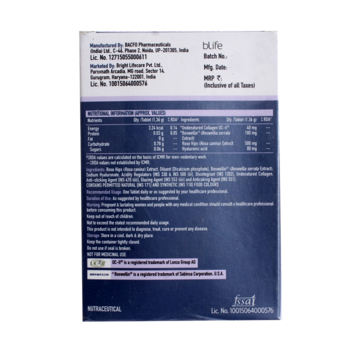 Jointedge CL Tablet 10's, Pack of 10 Jointedge CL Tablet 10's, Pack of 10
