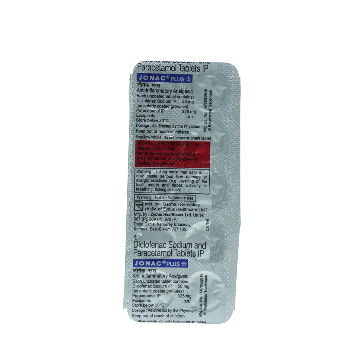 Jonac Plus Tablet 10's, Pack of 10 TabletS Jonac Plus Tablet 10's, Pack of 10 TabletS