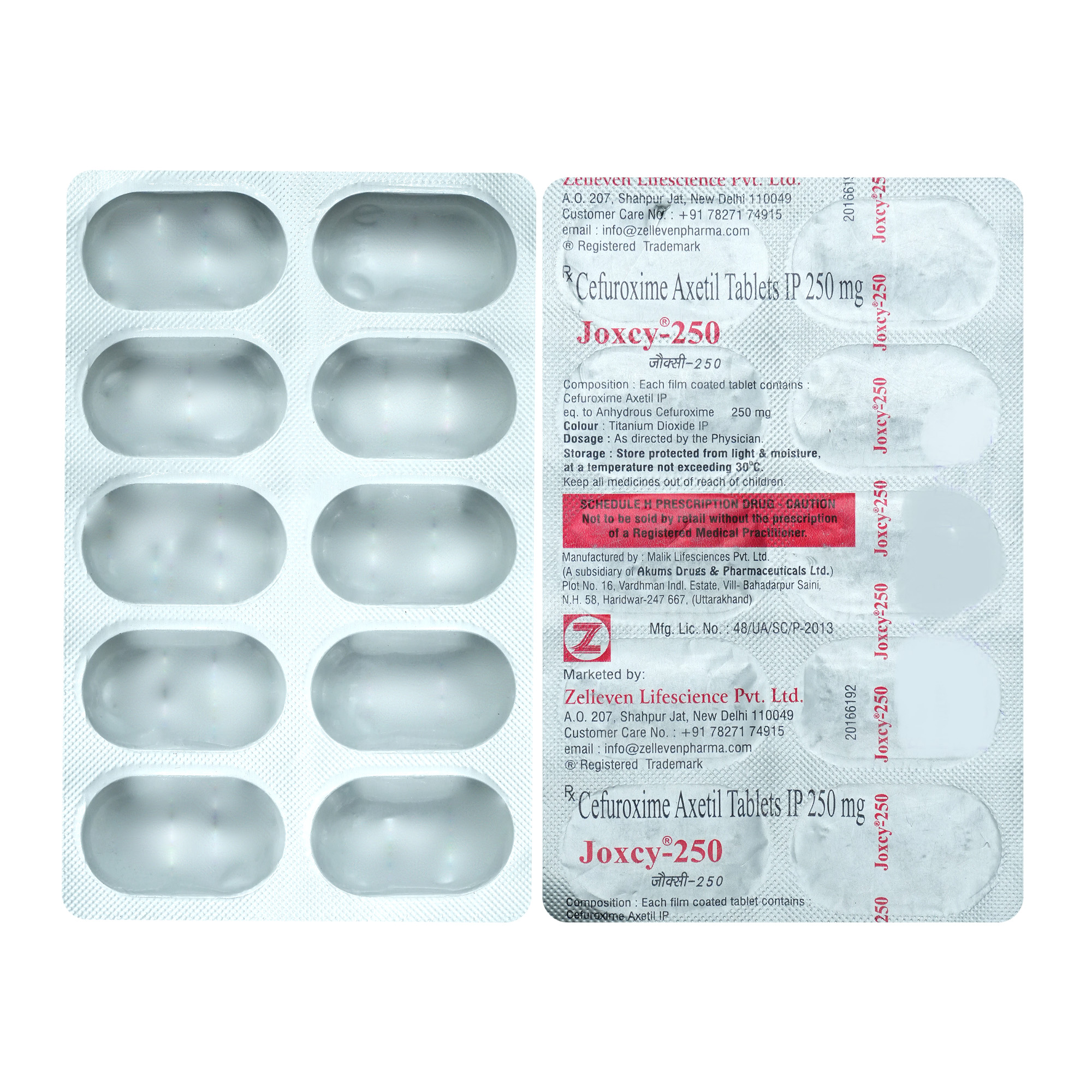 Joxcy-250 Tablet 10's, Pack of 10 TabletS Joxcy-250 Tablet 10's, Pack of 10 TabletS