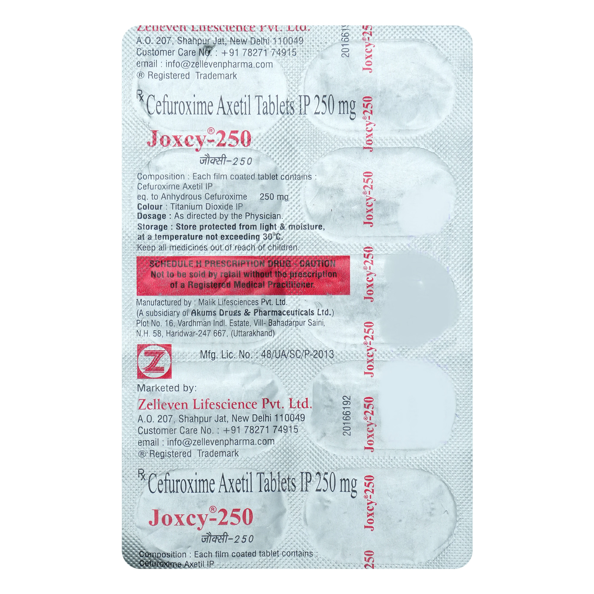Joxcy-250 Tablet 10's, Pack of 10 TabletS Joxcy-250 Tablet 10's, Pack of 10 TabletS