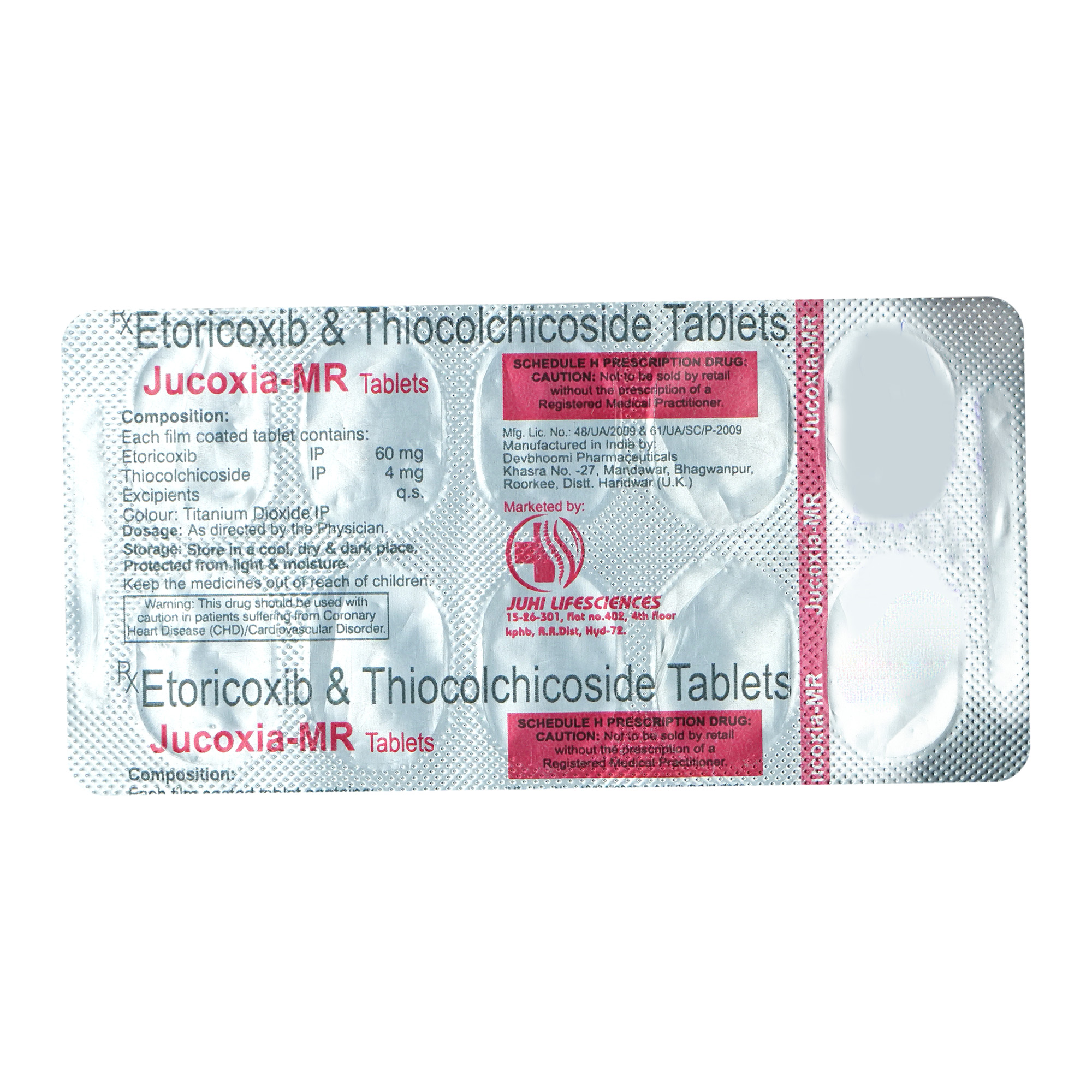 Jucoxia-MR Tablet 10's, Pack of 10 TabletS Jucoxia-MR Tablet 10's, Pack of 10 TabletS