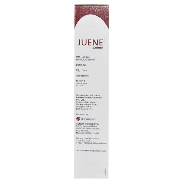 Juene Cream 60 gm, Pack of 1 Juene Cream 60 gm, Pack of 1
