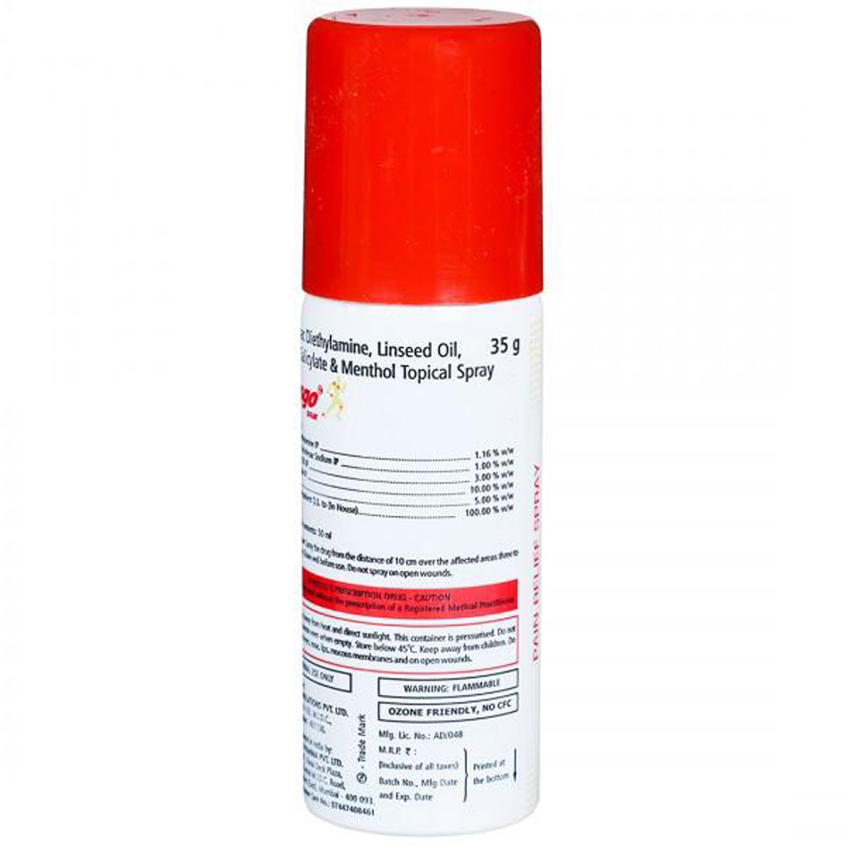 Jusgo Spary 35 gm, Pack of 1 Spray Jusgo Spary 35 gm, Pack of 1 Spray