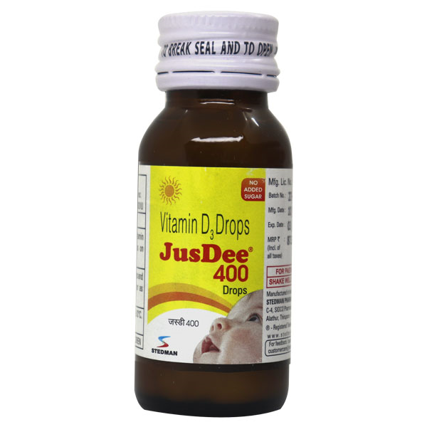 Jusdee 400 Drops 30 ml, Pack of 1 Jusdee 400 Drops 30 ml, Pack of 1