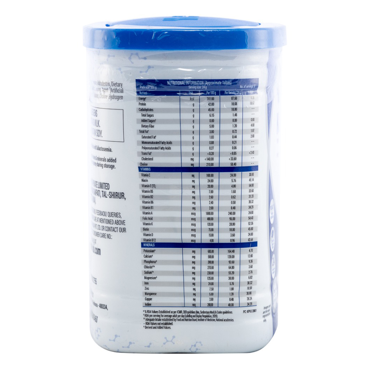 Kabipro Creamy Vanilla Flavour Powder, 200 gm Tin, Pack of 1 Kabipro Creamy Vanilla Flavour Powder, 200 gm Tin, Pack of 1