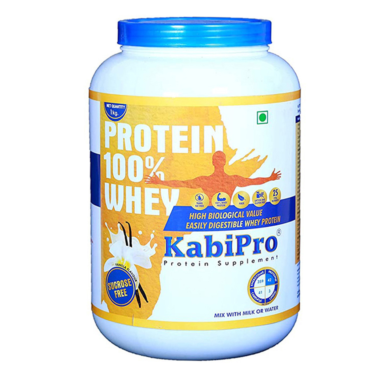 Kabipro Vanilla Flavour Powder, 1 kg Jar, Pack of 1 Kabipro Vanilla Flavour Powder, 1 kg Jar, Pack of 1