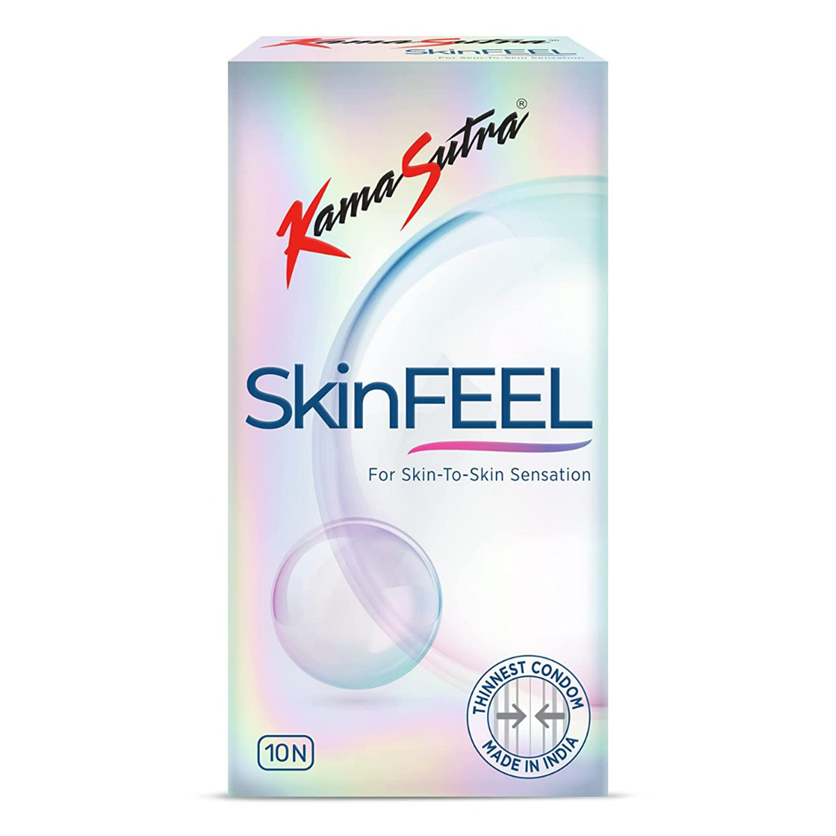 Kamasutra Skinfeel Condoms, 10 Count, Pack of 1 Kamasutra Skinfeel Condoms, 10 Count, Pack of 1