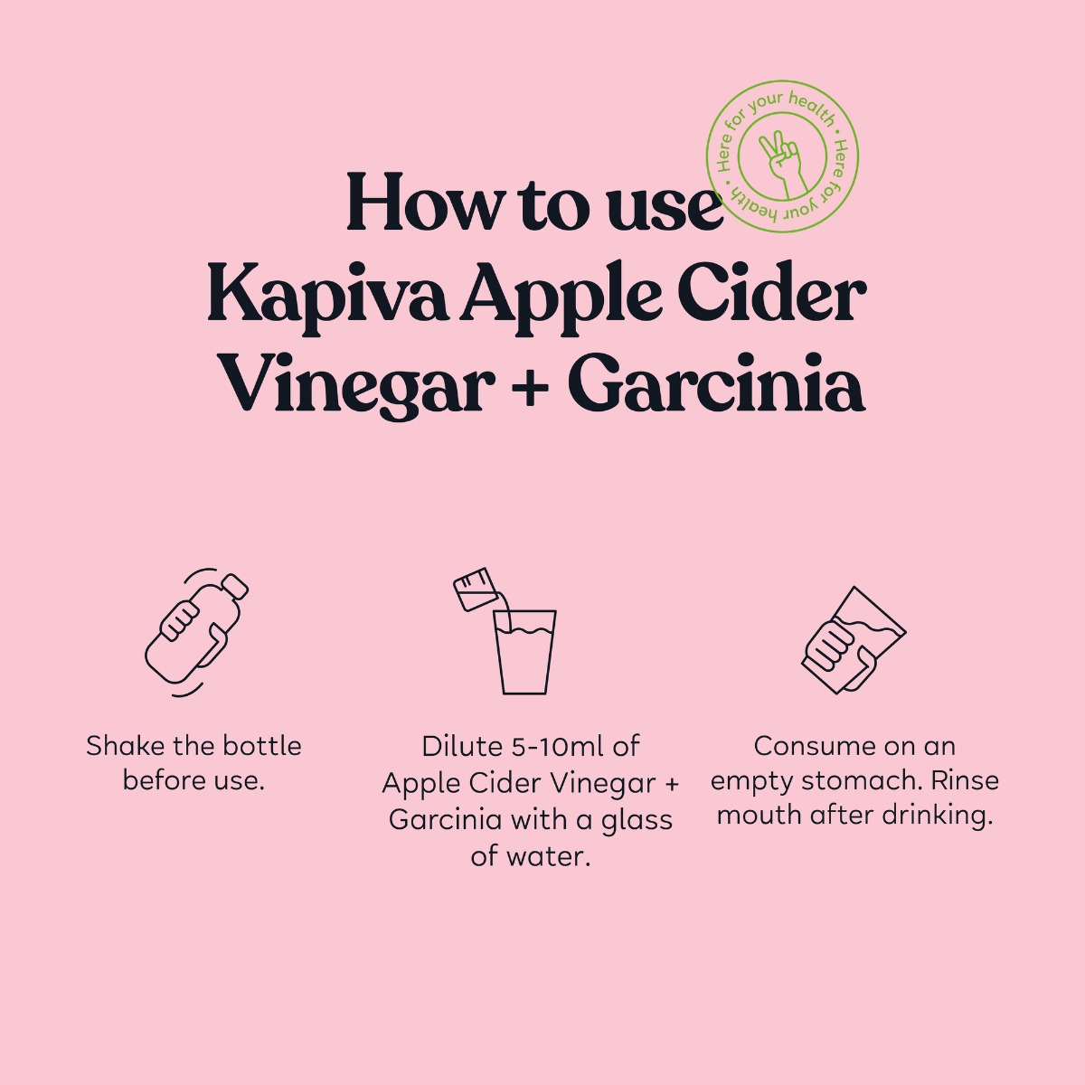Kapiva Apple Cider Vinegar + Garcinia Juice, 500 ml, Pack of 1 Kapiva Apple Cider Vinegar + Garcinia Juice, 500 ml, Pack of 1
