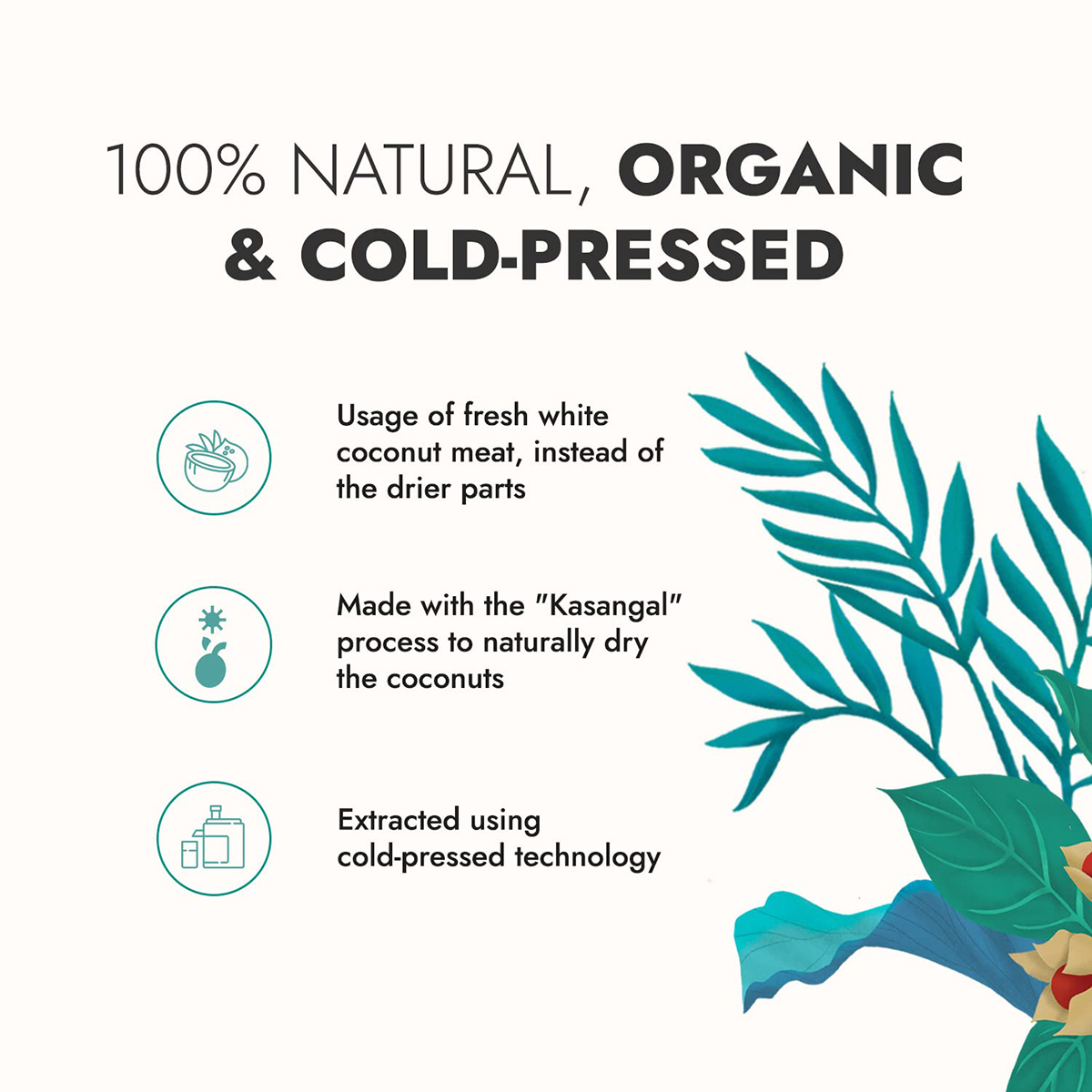 Kapiva Kerala Virgin Coco Oil, 500 ml, Pack of 1 Kapiva Kerala Virgin Coco Oil, 500 ml, Pack of 1