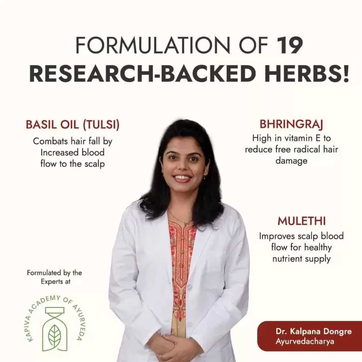 Kapiva Hair Rituals Tulsi Anti Hairfall Oil, 100 ml, Pack of 1 Kapiva Hair Rituals Tulsi Anti Hairfall Oil, 100 ml, Pack of 1