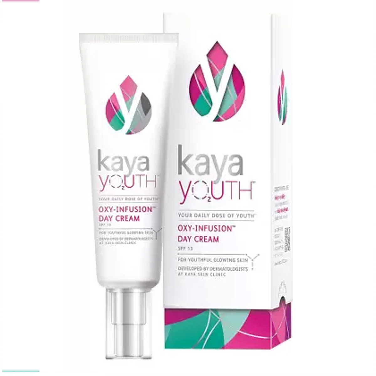 Kaya Youth Oxy-Infusion Day Cream 20 gm | SPF 15 | Boost Skin Oxygen | For Youthful Glowing Skin, Pack of 1 Kaya Youth Oxy-Infusion Day Cream 20 gm | SPF 15 | Boost Skin Oxygen | For Youthful Glowing Skin, Pack of 1
