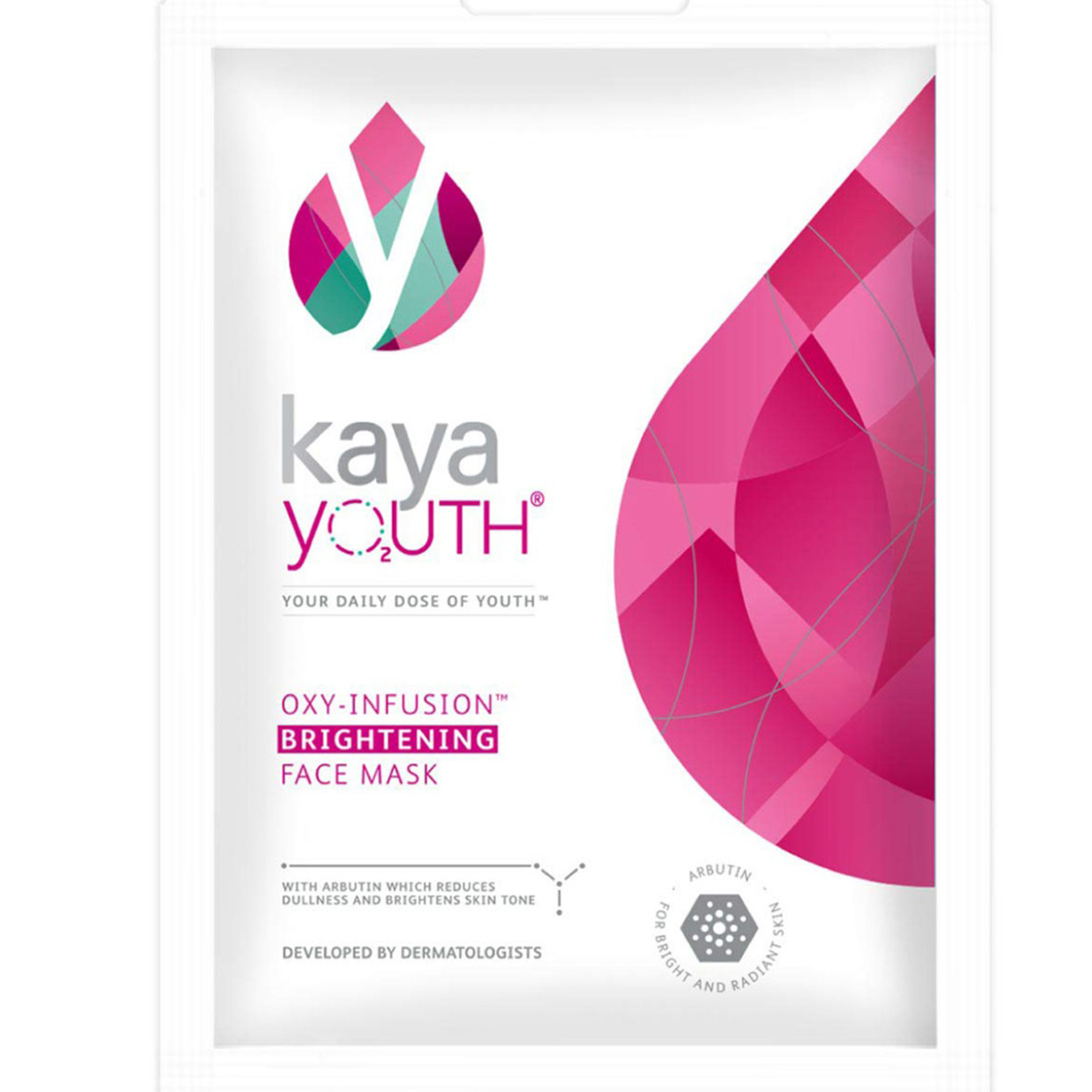 Kaya Youth Oxy-Infusion Brightening Face Mask 20 gm | Arbutin | Reduces Dullnes | Brightens Skin Tone | For Bright & Radiant Skin, Pack of 1 Kaya Youth Oxy-Infusion Brightening Face Mask 20 gm | Arbutin | Reduces Dullnes | Brightens Skin Tone | For Bright & Radiant Skin, Pack of 1