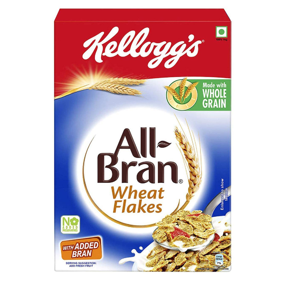 Kelloggs All-Bran Wheat Flakes, 425 gm, Pack of 1 Kelloggs All-Bran Wheat Flakes, 425 gm, Pack of 1