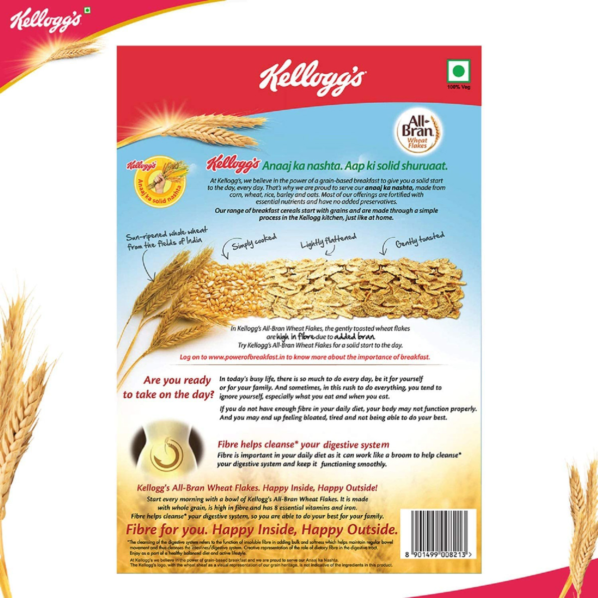 Kelloggs All-Bran Wheat Flakes, 425 gm, Pack of 1 Kelloggs All-Bran Wheat Flakes, 425 gm, Pack of 1