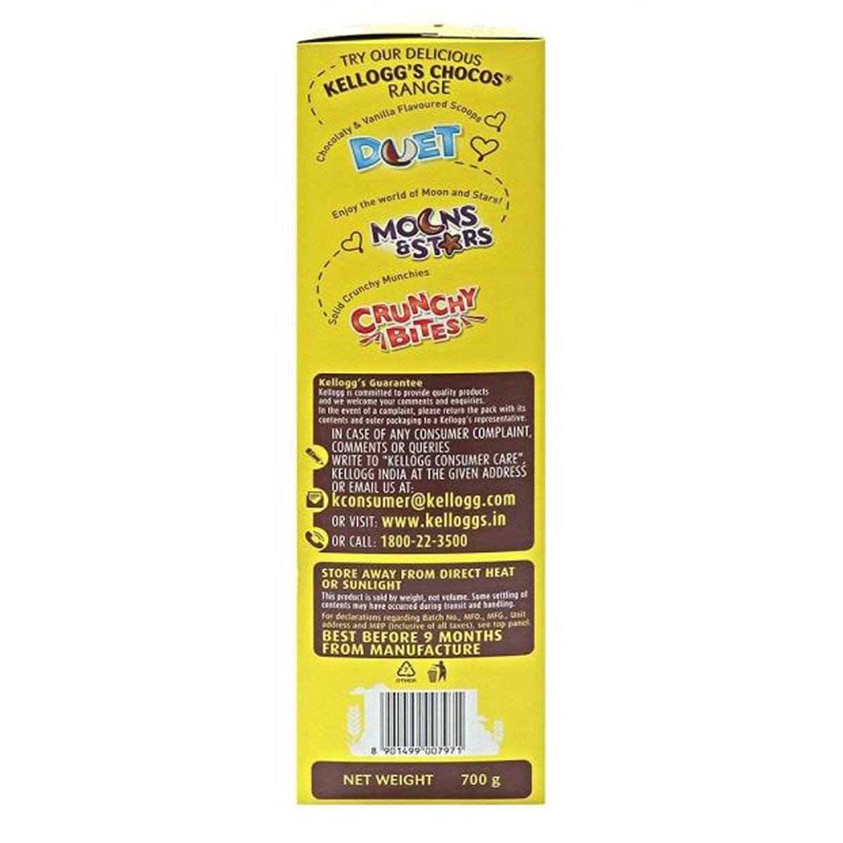Kellogg's Choco Flakes, 700 gm, Pack of 1 Kellogg's Choco Flakes, 700 gm, Pack of 1