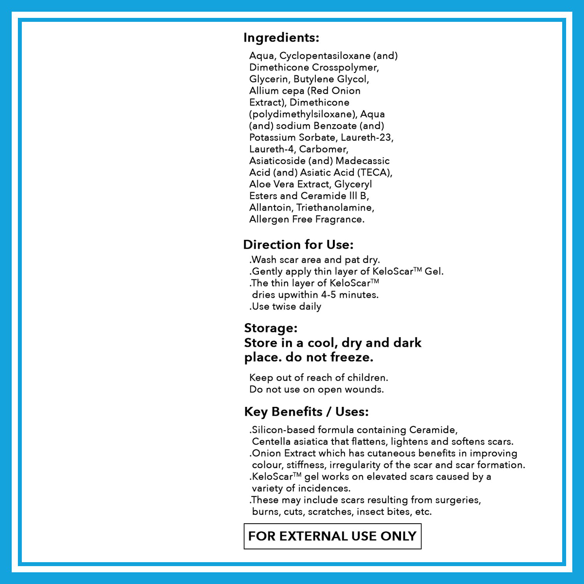 Keloscar Gel 15 gm, Pack of 1 Keloscar Gel 15 gm, Pack of 1