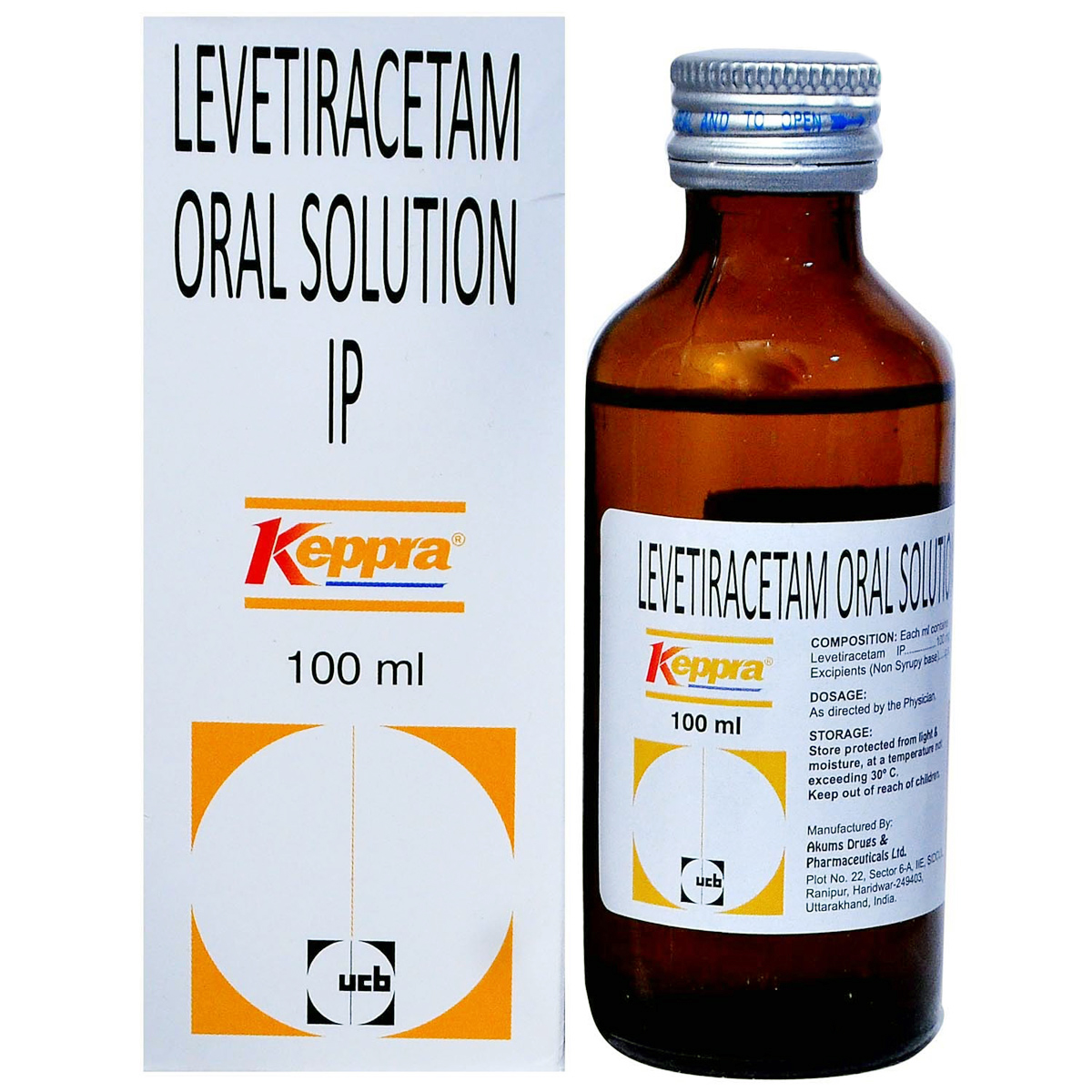 Keppra Solution 100 ml, Pack of 1 Solution Keppra Solution 100 ml, Pack of 1 Solution