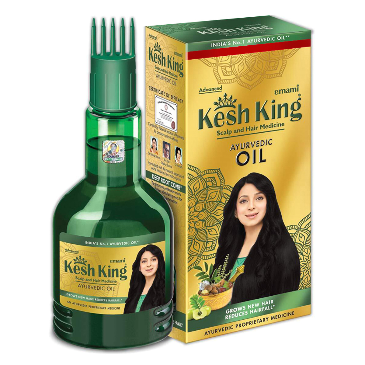 Kesh King Ayurvedic Scalp and Hair Medicine Oil, 300 ml, Pack of 1 Kesh King Ayurvedic Scalp and Hair Medicine Oil, 300 ml, Pack of 1