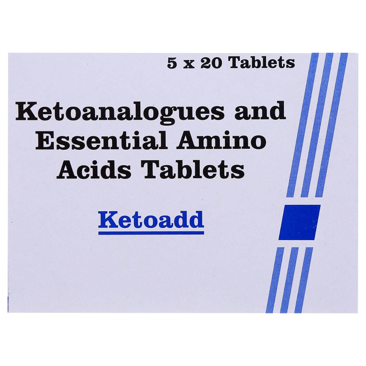 Ketoadd Tablet 20's, Pack of 20 TABLETS Ketoadd Tablet 20's, Pack of 20 TABLETS