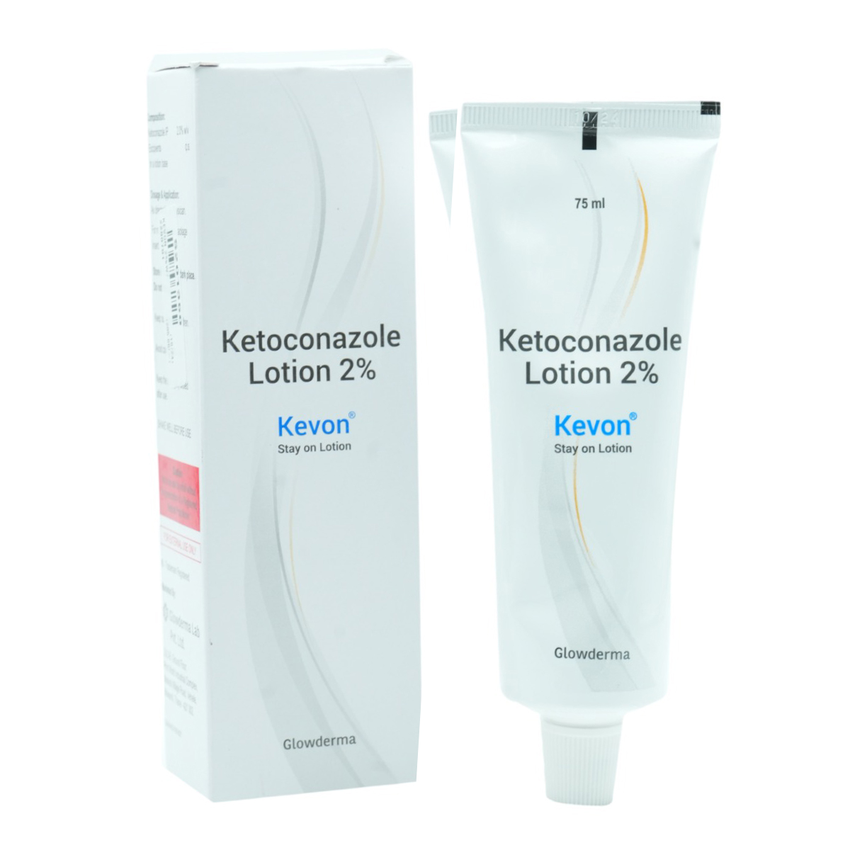 Kevon Stay On Lotion 75 ml | Ketoconazole | For Dandruff, Seborrhoeic Dermatitis & Pityris Versicolor, Pack of 1 LOTION Kevon Stay On Lotion 75 ml | Ketoconazole | For Dandruff, Seborrhoeic Dermatitis & Pityris Versicolor, Pack of 1 LOTION
