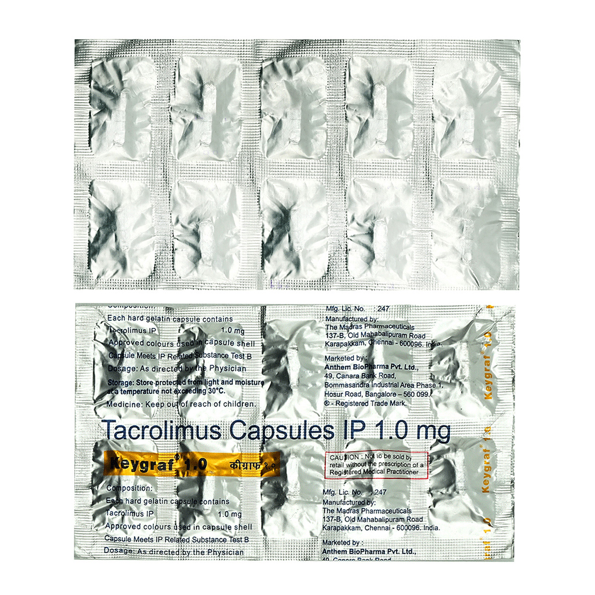 Keygraf 1 Capsule 10's, Pack of 10 CAPSULES Keygraf 1 Capsule 10's, Pack of 10 CAPSULES