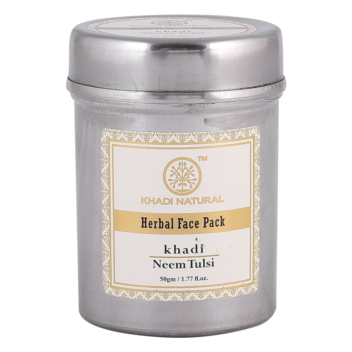 Khadi Neem Tulsi Herbal Face Pack 50 gm | Cleanses Impurities | Soothes & Moisturises Skin | For Healthy & Glowing Skin, Pack of 1 Khadi Neem Tulsi Herbal Face Pack 50 gm | Cleanses Impurities | Soothes & Moisturises Skin | For Healthy & Glowing Skin, Pack of 1