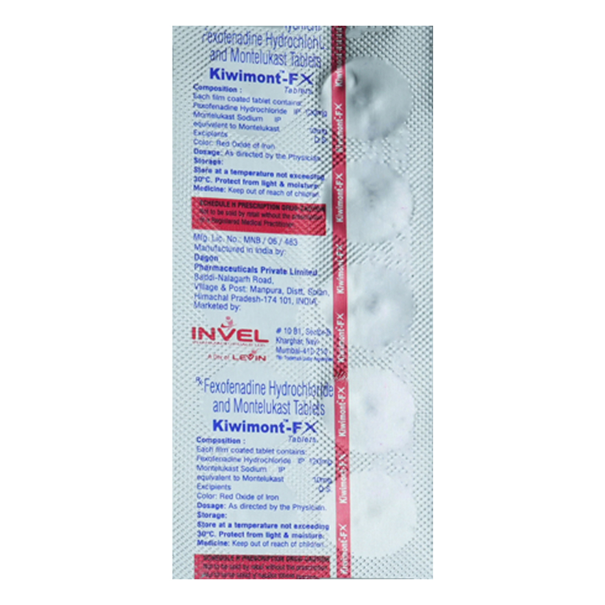 Kiwimont-FX Tablet 10's, Pack of 10 TabletS Kiwimont-FX Tablet 10's, Pack of 10 TabletS