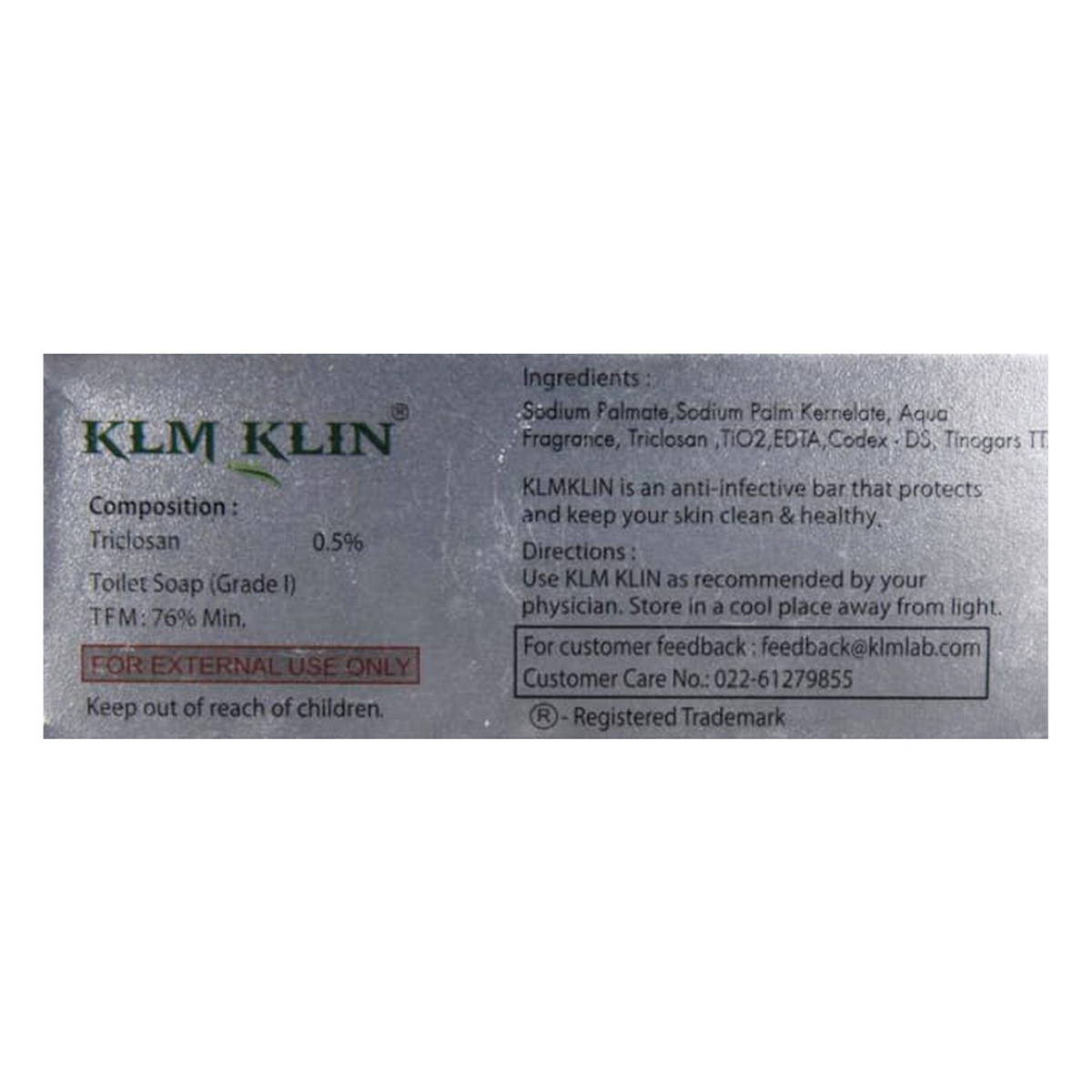 Klm Klin Soap 75 gm | Anti Infective Bar | Keep Skin Clean & Healthy, Pack of 1 Klm Klin Soap 75 gm | Anti Infective Bar | Keep Skin Clean & Healthy, Pack of 1