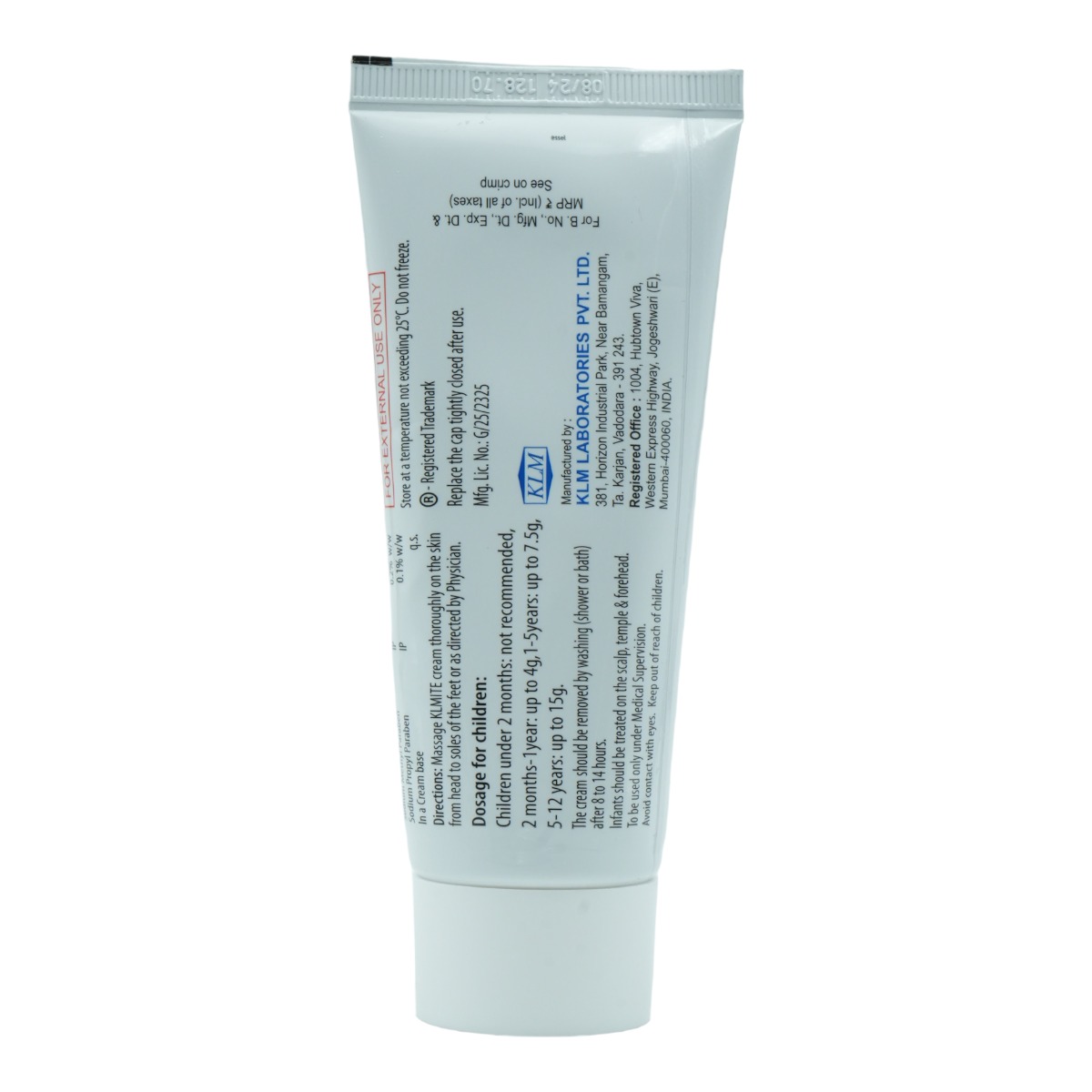 Klmite 5%W/W Cream 60gm, Pack of 1 Ointment Klmite 5%W/W Cream 60gm, Pack of 1 Ointment