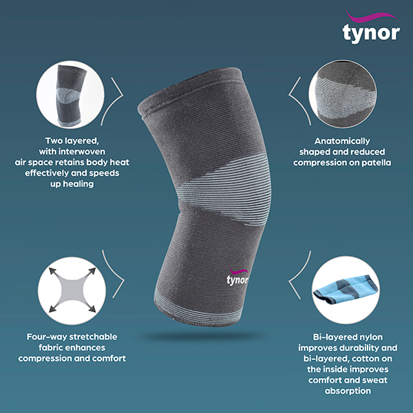 Tynor Knee Cap Comfeel Small, 1 Count, Pack of 1 Tynor Knee Cap Comfeel Small, 1 Count, Pack of 1