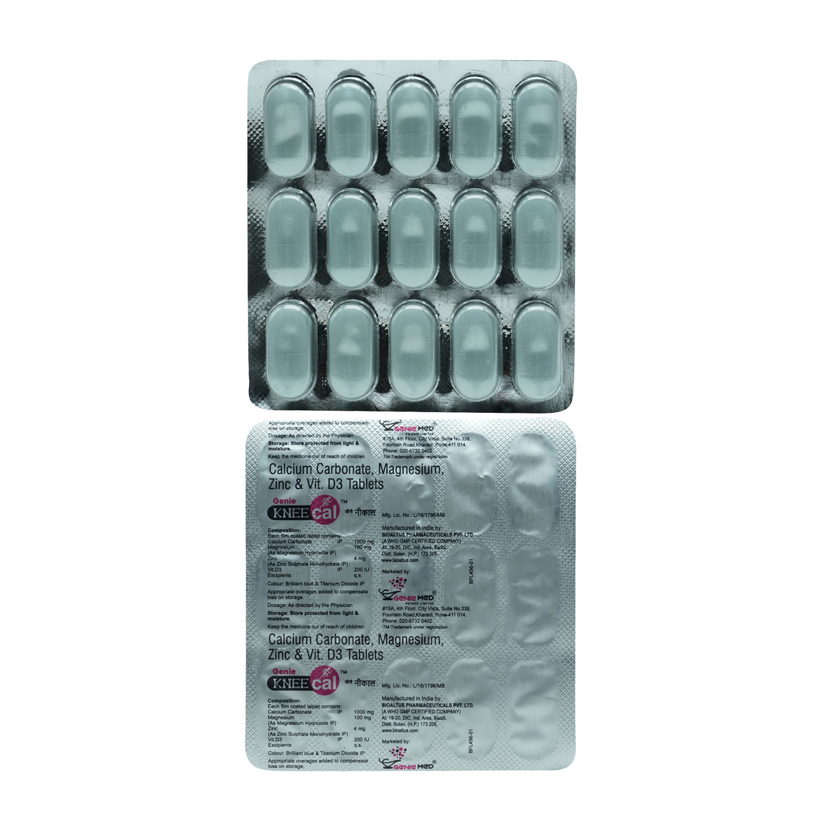 Kneecal Tablet 15's, Pack of 15 TabletS Kneecal Tablet 15's, Pack of 15 TabletS