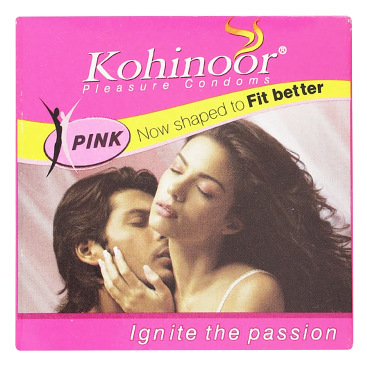 Kohinoor Pink Condoms, 3 Count, Pack of 1 Kohinoor Pink Condoms, 3 Count, Pack of 1