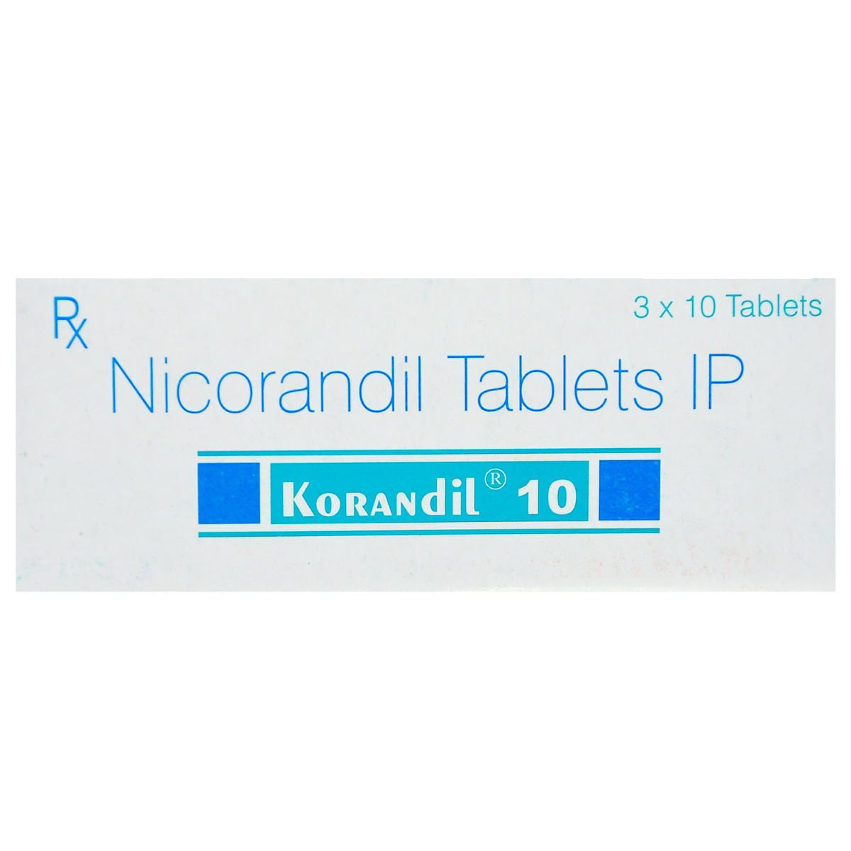 Korandil 10 Tablet 10's, Pack of 10 TABLETS Korandil 10 Tablet 10's, Pack of 10 TABLETS