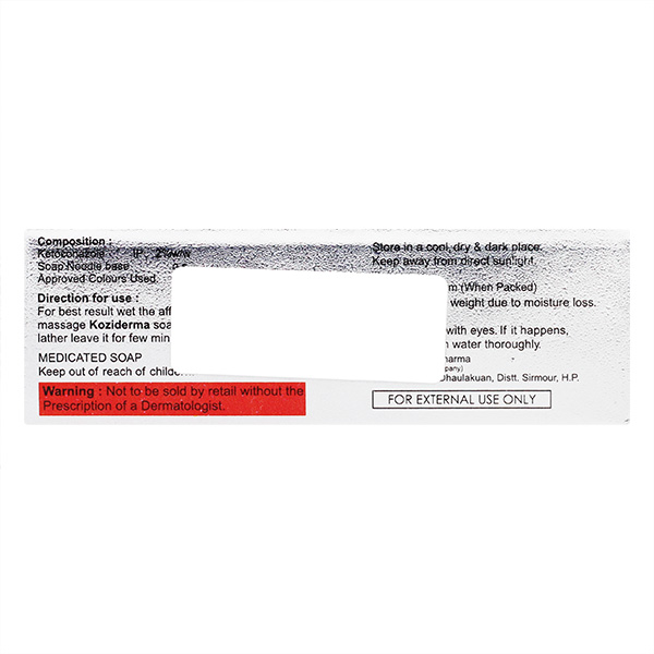 Koziderma Soap 75gm, Pack of 1 Soap Koziderma Soap 75gm, Pack of 1 Soap