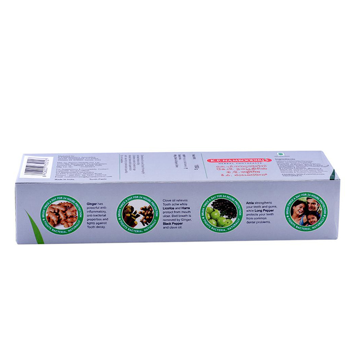 K.P. Namboodiri's Herbal Toothpaste, 150 gm, Pack of 1 K.P. Namboodiri's Herbal Toothpaste, 150 gm, Pack of 1