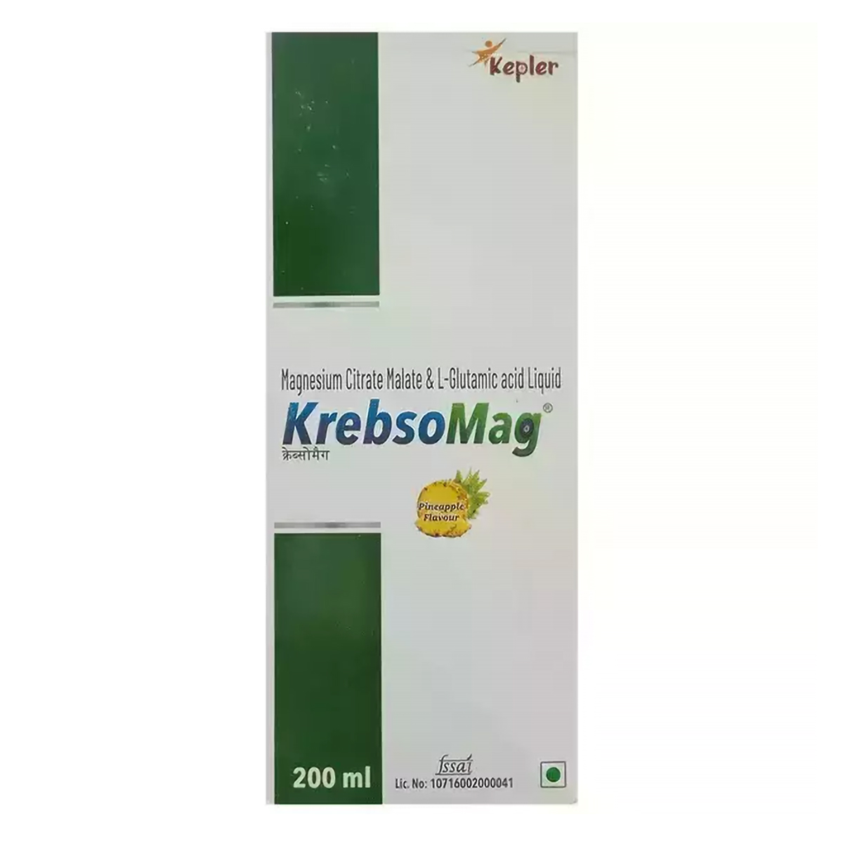 Krebsomag Pineapple Syrup 200 ml, Pack of 1 Syrup Krebsomag Pineapple Syrup 200 ml, Pack of 1 Syrup