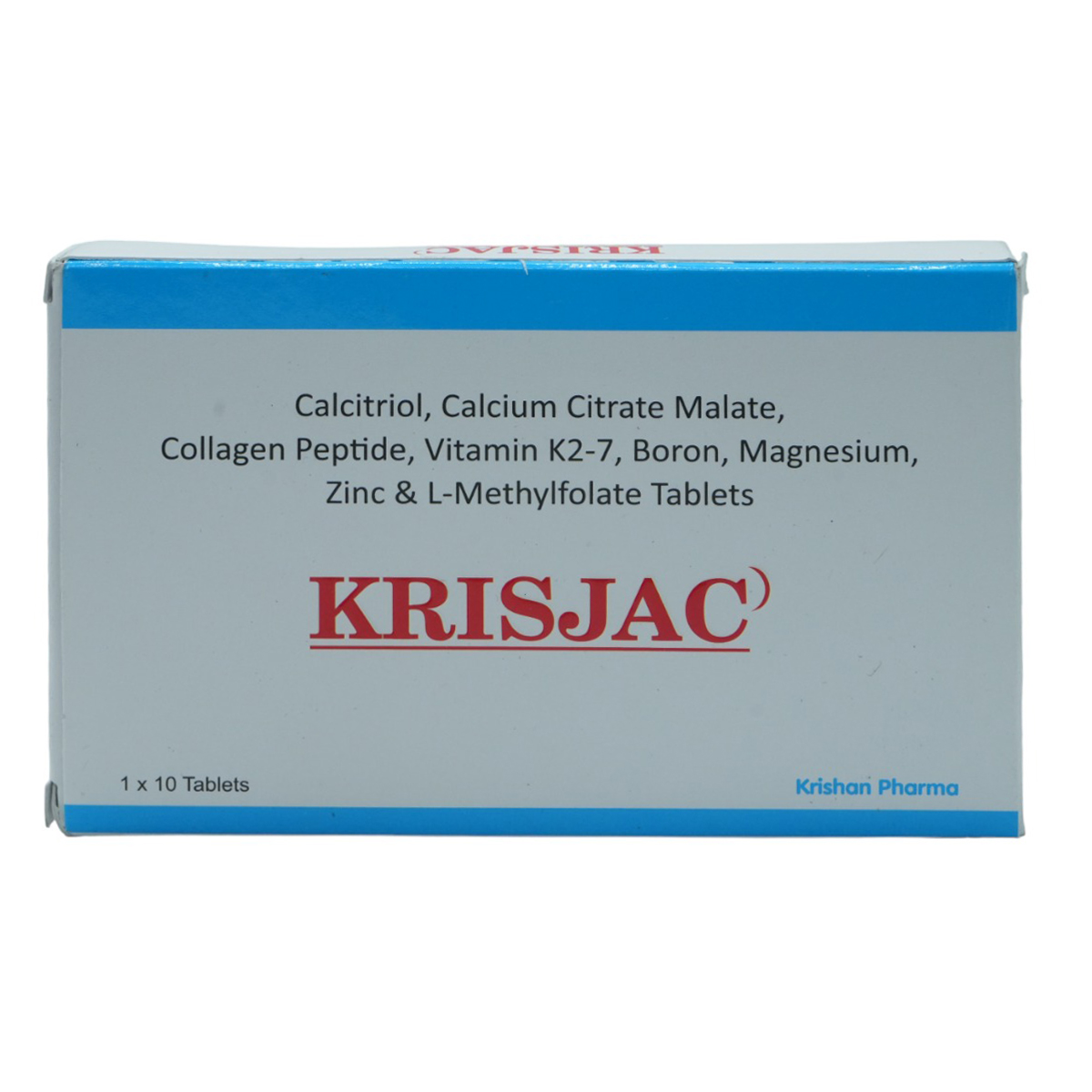 Krisjac Tab 10'S, Pack of 10 TABLETS Krisjac Tab 10'S, Pack of 10 TABLETS