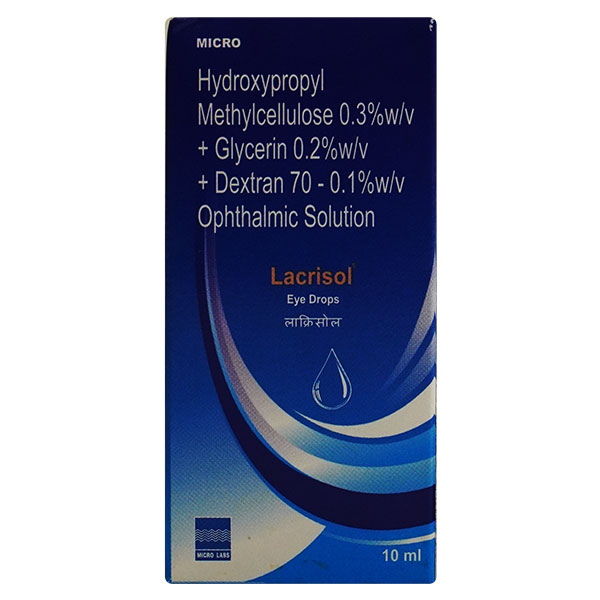 Buy Lacrisol Eye Drops 10 ml Online