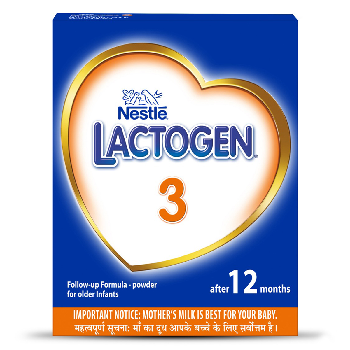 Nestle Lactogen Follow-Up Formula Stage 3 (After 12 Months) Powder, 400 gm Refill Pack, Pack of 1