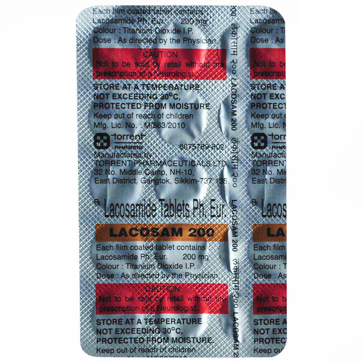 Lacosam 200 Tablet 15's, Pack of 15 TABLETS Lacosam 200 Tablet 15's, Pack of 15 TABLETS