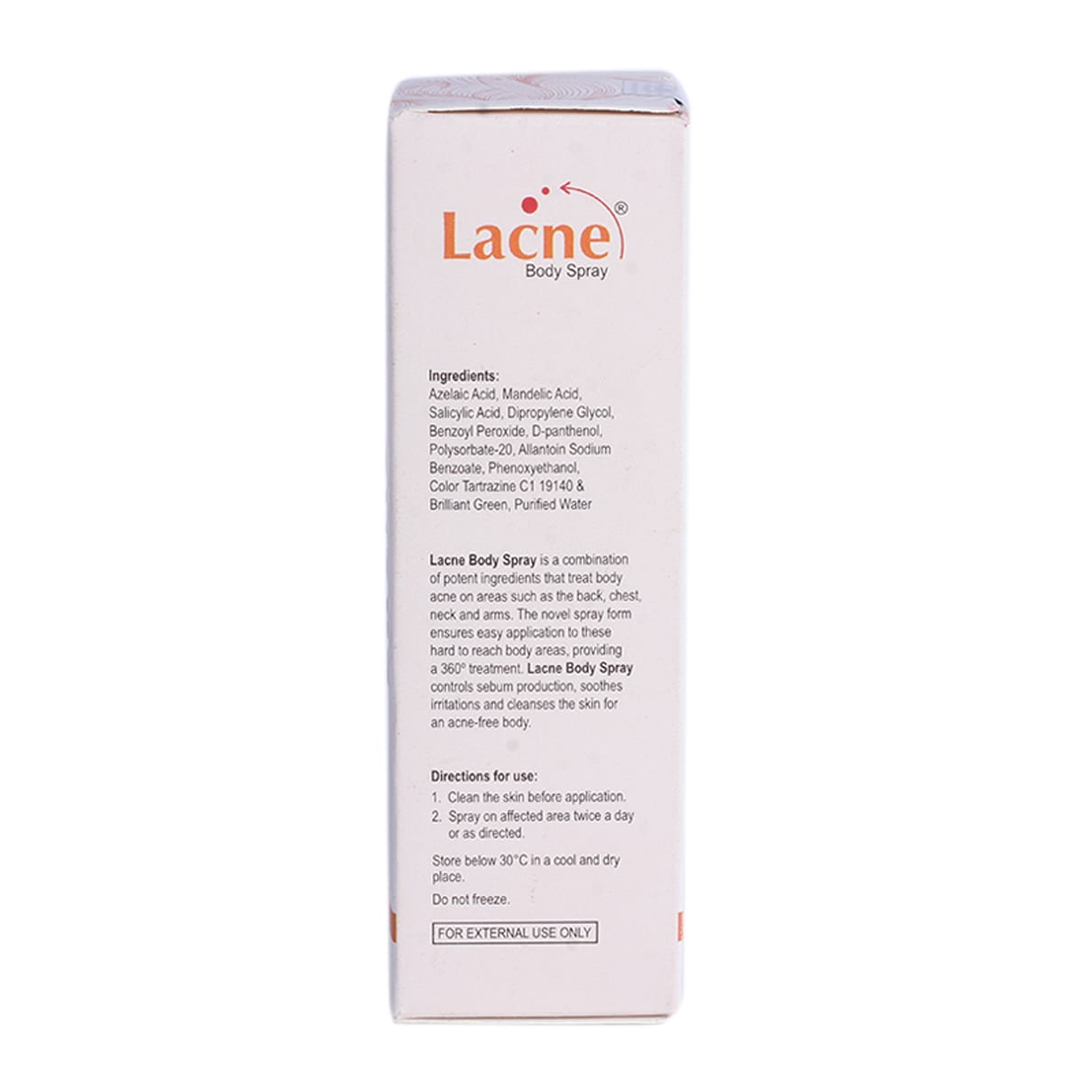 Lacne 360 Acne Treatment Body Spray, 50 ml, Pack of 1 Lacne 360 Acne Treatment Body Spray, 50 ml, Pack of 1