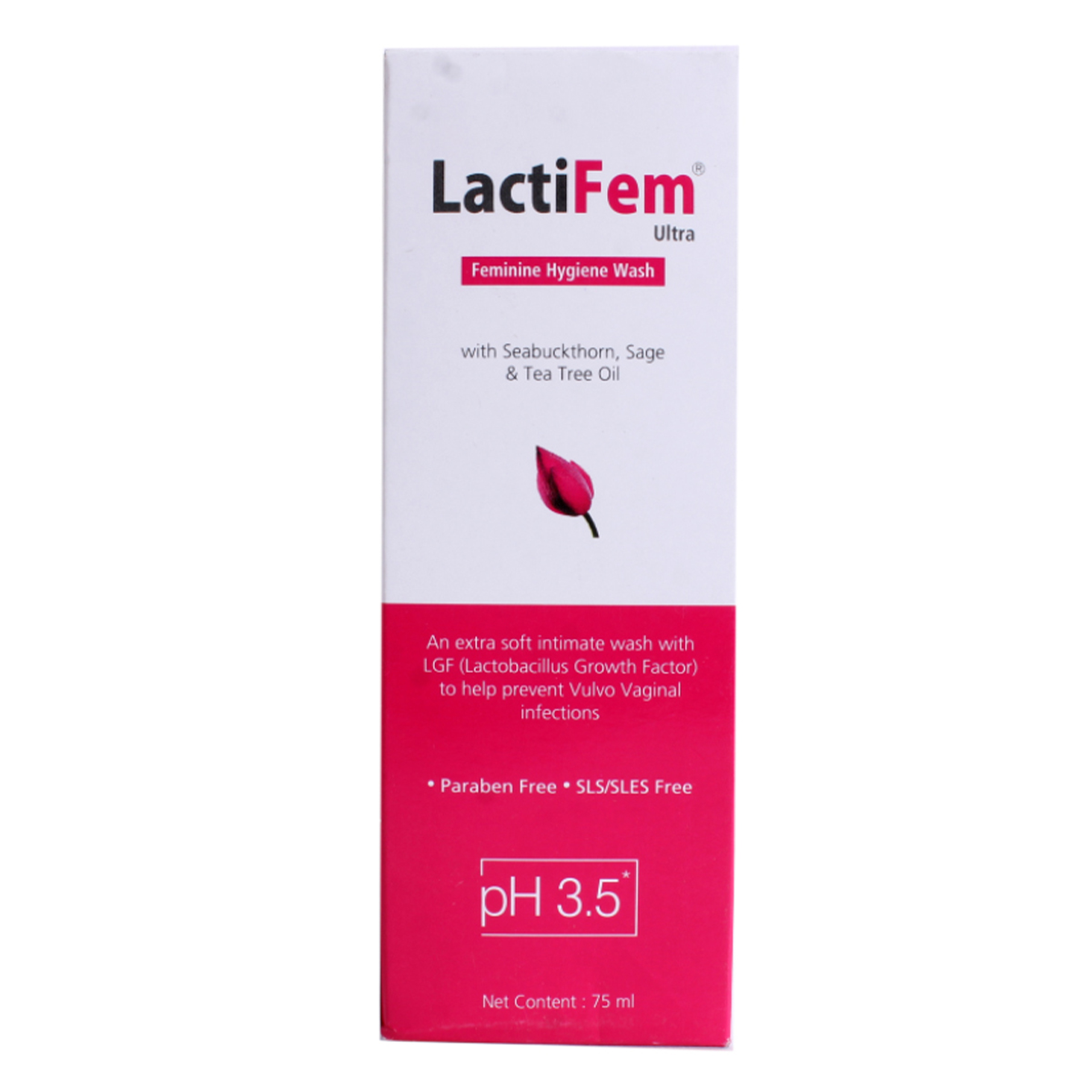 Lactifem PH 3.5 Ultra Intimate Wash 75 ml, Pack of 1 Lactifem PH 3.5 Ultra Intimate Wash 75 ml, Pack of 1