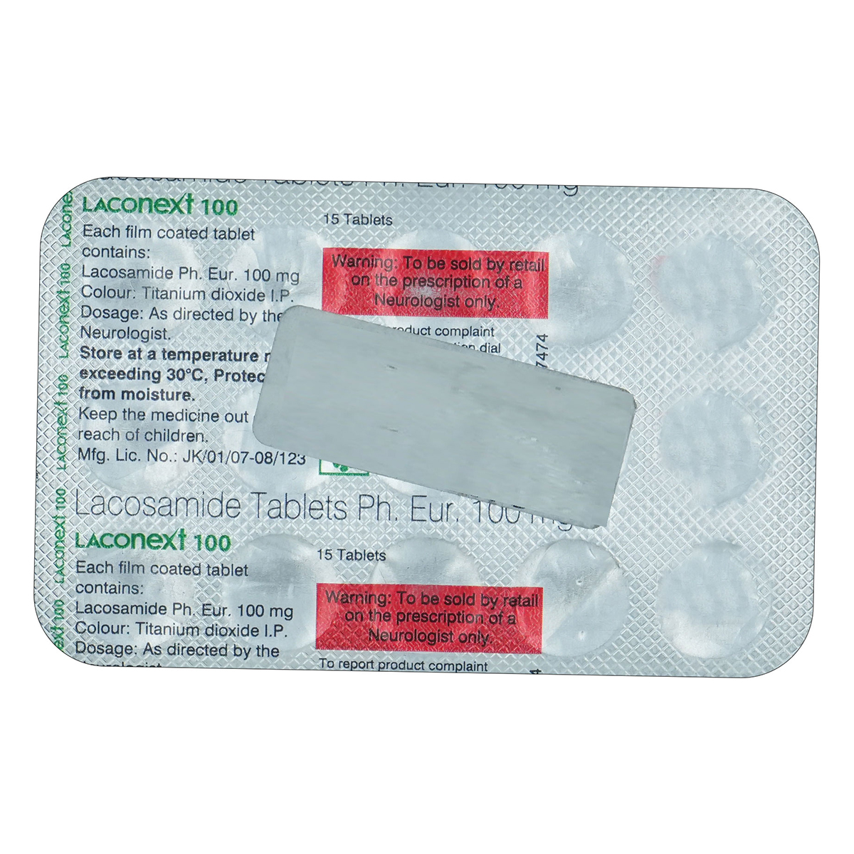 Laconext 100 Tablet 15's, Pack of 15 TABLETS Laconext 100 Tablet 15's, Pack of 15 TABLETS