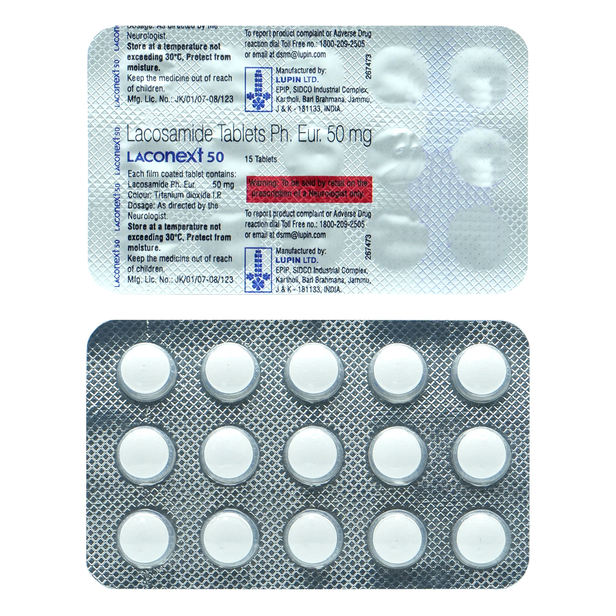 Laconext 50 Tablet 15's, Pack of 15 TabletS Laconext 50 Tablet 15's, Pack of 15 TabletS